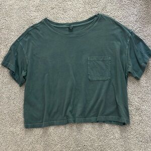 Old Navy Boxy Pocket Cropped Tshirt